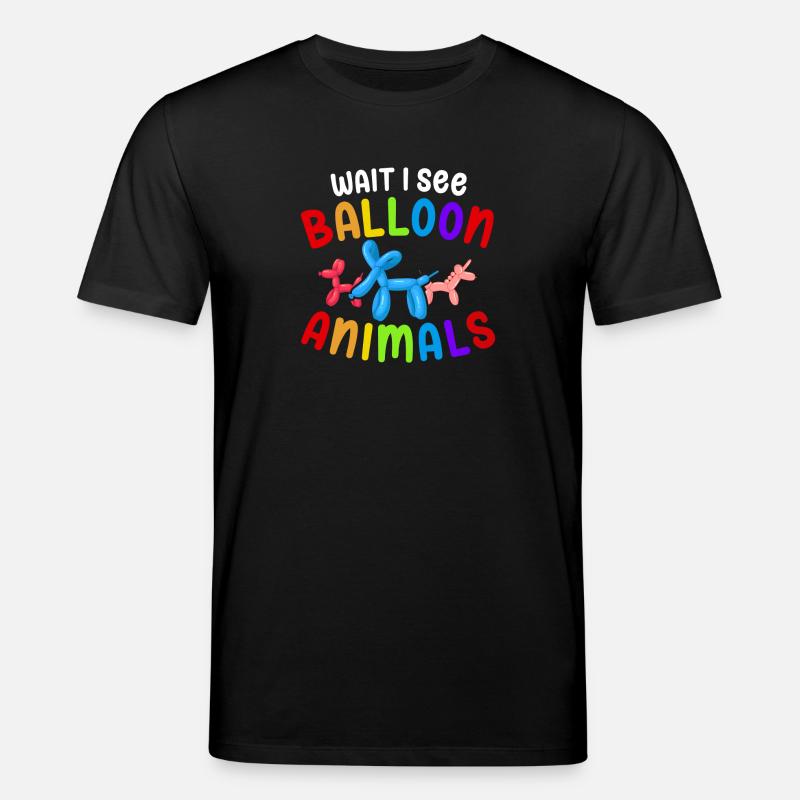 Ballon Twisting Design - Stanley/Stella Unisex Bio-T-Shirt CREATOR  - Schwarz