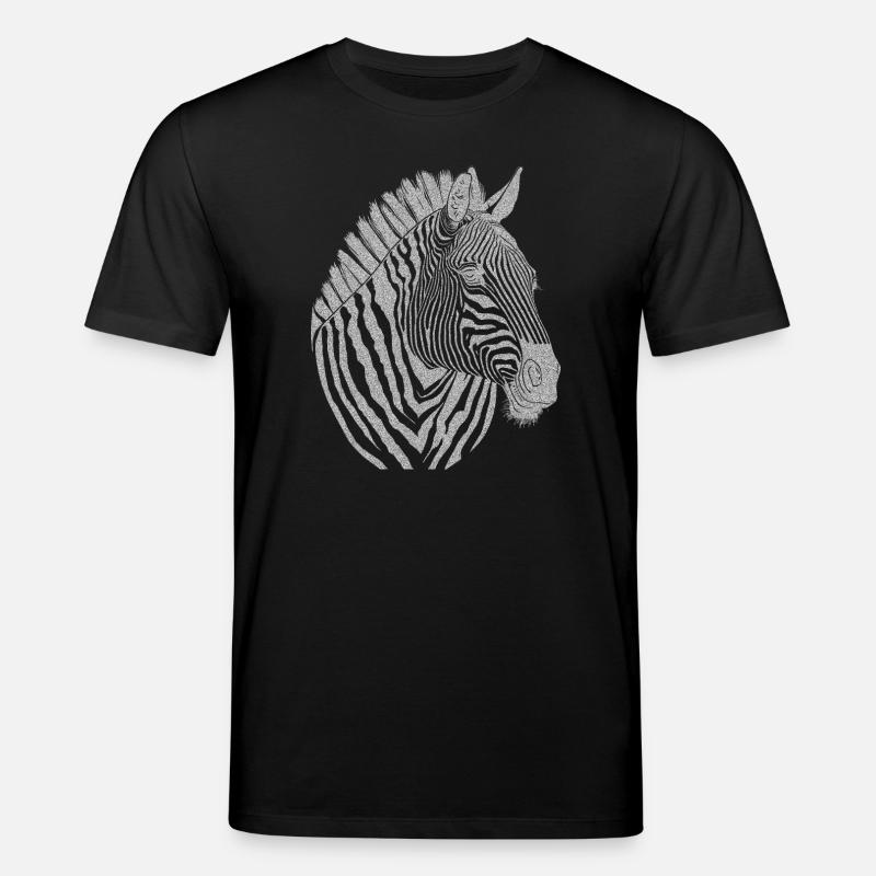 Zebra Noir - Stanley/Stella Unisex Bio-T-Shirt CREATOR  - Schwarz