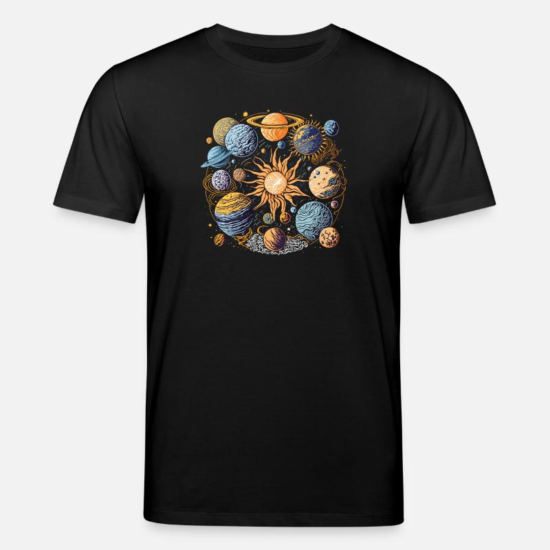 Système Solaire - T-shirt bio CREATOR Stanley/Stella Unisexe - noir