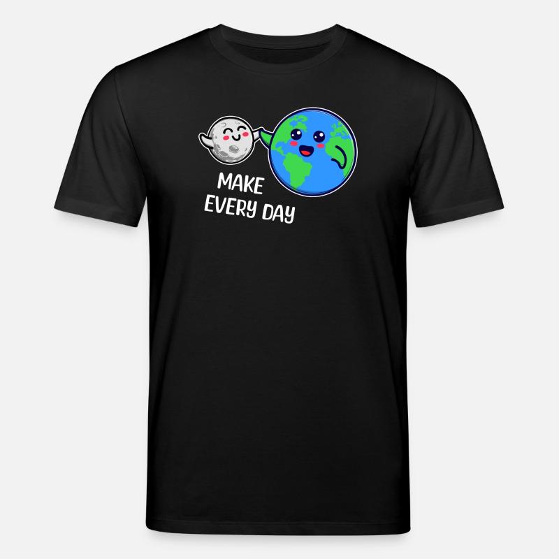Mutter Erde Statement Umweltfreundlich Umwelt - Stanley/Stella Unisex Bio-T-Shirt CREATOR  - Schwarz