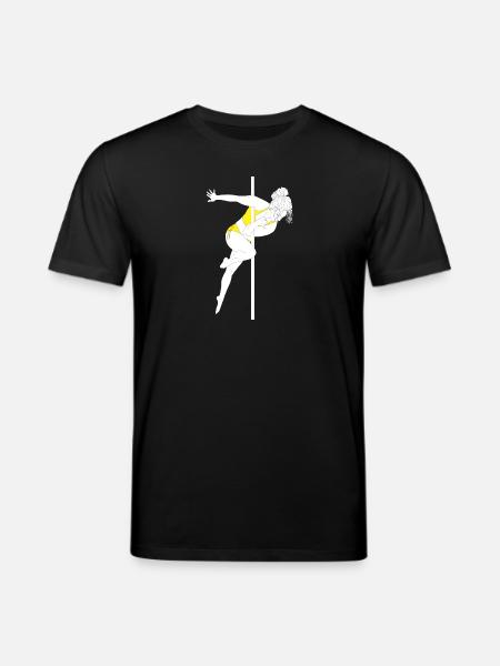 Pole Fitness Gelb Bikini Silhouette - Stanley/Stella Unisex Bio-T-Shirt CREATOR  - Schwarz