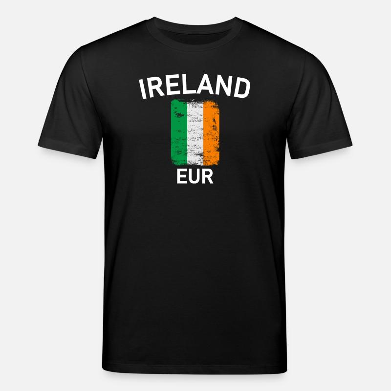 Drapeau de l’Irlande - T-shirt bio CREATOR Stanley/Stella Unisexe - noir