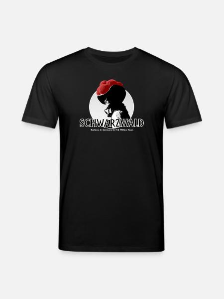 Schwarzwald Retro Silhouette - Stanley/Stella Unisex Bio-T-Shirt CREATOR - Schwarz