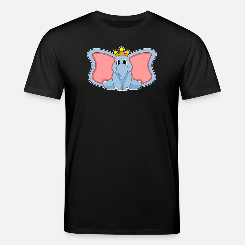 Elefant Krone - Stanley/Stella Unisex Bio-T-Shirt CREATOR  - Schwarz