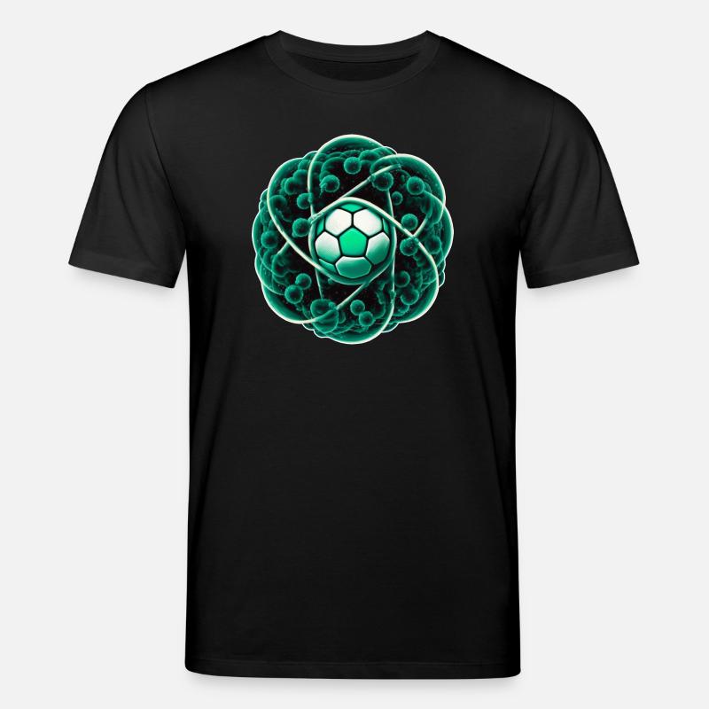 Fußball 02 - Stanley/Stella Unisex Bio-T-Shirt CREATOR  - Schwarz