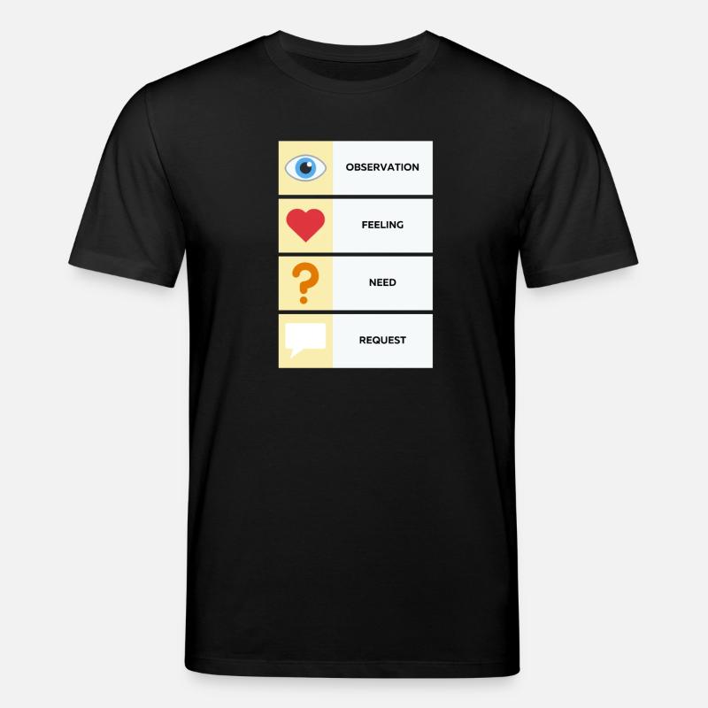 Gewaltfreie Kommunikation (Englisch) - Stanley/Stella Unisex Bio-T-Shirt CREATOR  - Schwarz