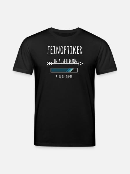Ausbildung Feinoptiker Optiker Beruf - Stanley/Stella Unisex Bio-T-Shirt CREATOR  - Schwarz