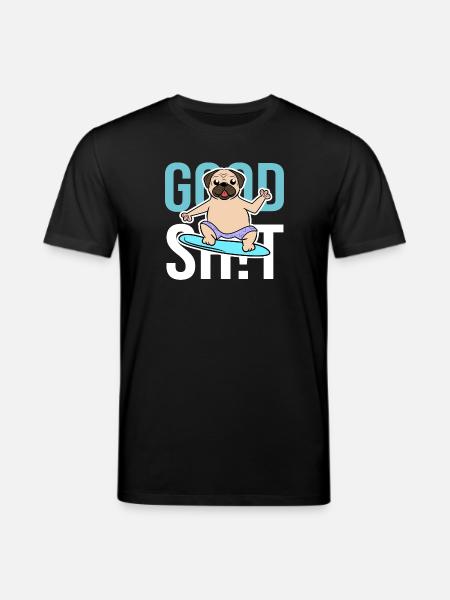 Hund Statement Haustiere Lieblingstier Kuscheltier - Stanley/Stella Unisex Bio-T-Shirt CREATOR - Schwarz