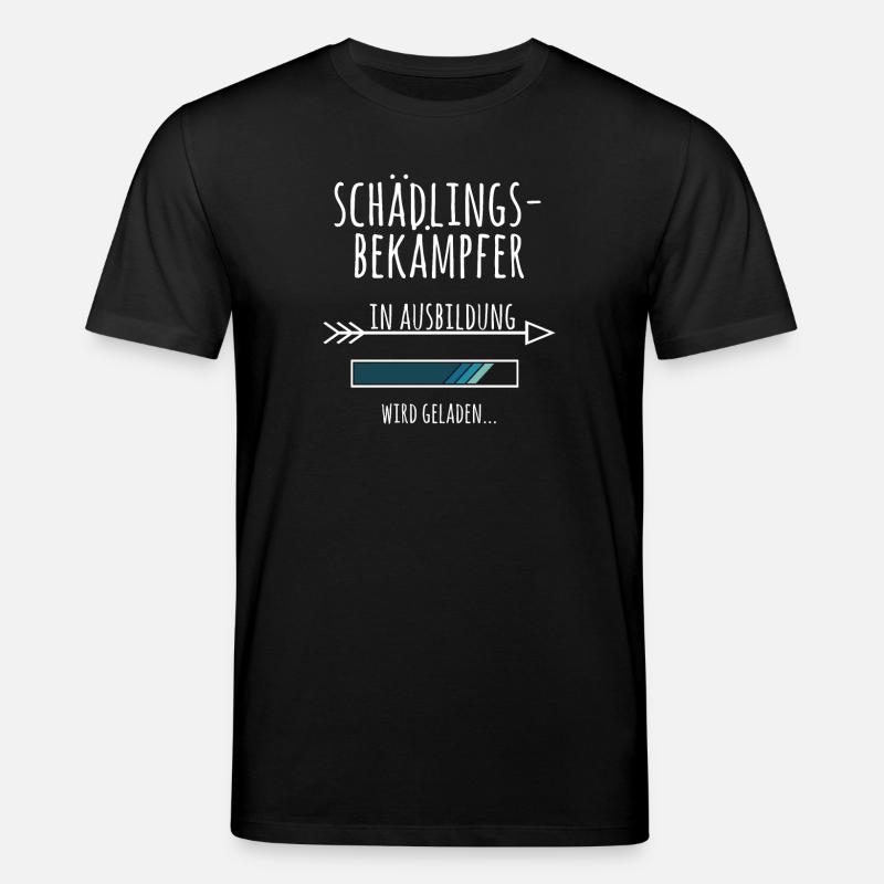 Schädlingsbekämpfer Ausbildung Geschenk Schädlinge - Stanley/Stella Unisex Bio-T-Shirt CREATOR  - Schwarz