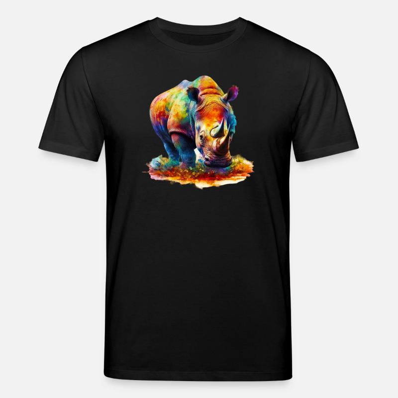 Nashorn - Stanley/Stella Unisex Bio-T-Shirt CREATOR  - Schwarz