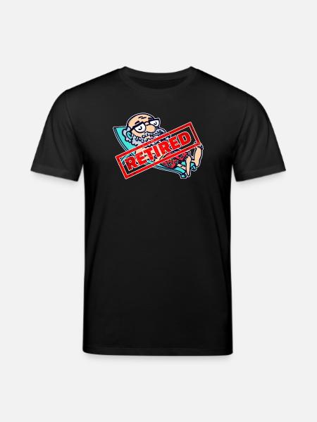 Retraite des aînés Dire retraite - T-shirt bio CREATOR Stanley/Stella Unisexe - noir