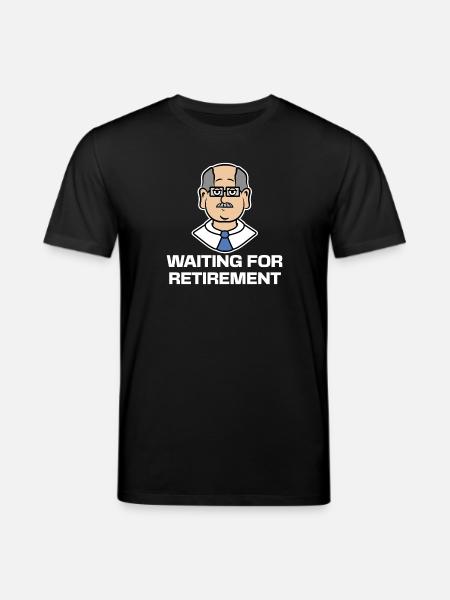 Pension Retirement Statement Pensioner Freedom - Stanley/Stella CREATOR Unisex Organic T-Shirt - black