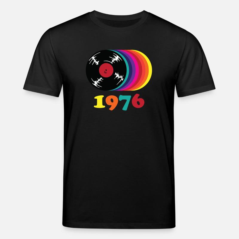 Millésime 1976 - T-shirt bio CREATOR Stanley/Stella Unisexe - noir