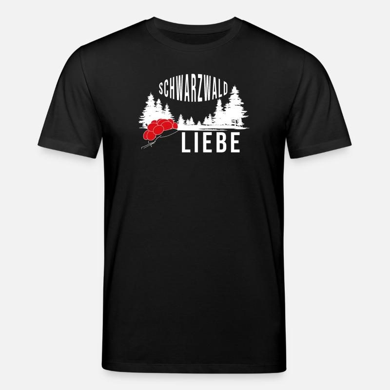 Schwarzwald Liebe - Stanley/Stella Unisex Bio-T-Shirt CREATOR  - Schwarz