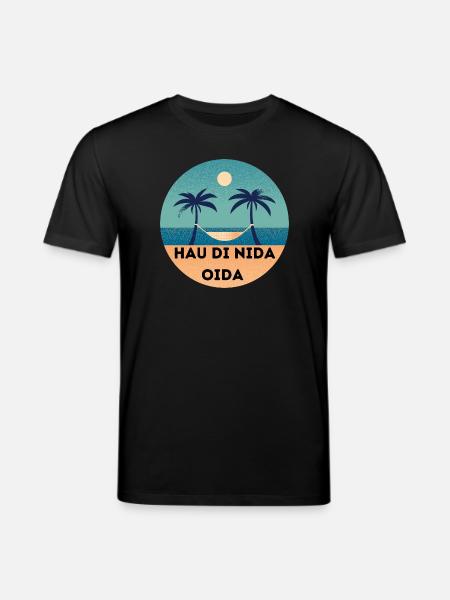 Hau di nida Oida. - Stanley/Stella Unisex Bio-T-Shirt CREATOR  - Schwarz