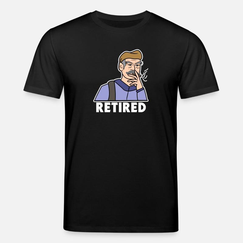 Aîné Dire Retraité Retraite Retraite - T-shirt bio CREATOR Stanley/Stella Unisexe - noir