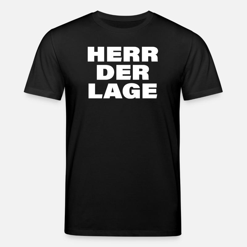 HERR DER LAGE - Stanley/Stella Unisex Bio-T-Shirt CREATOR  - Schwarz