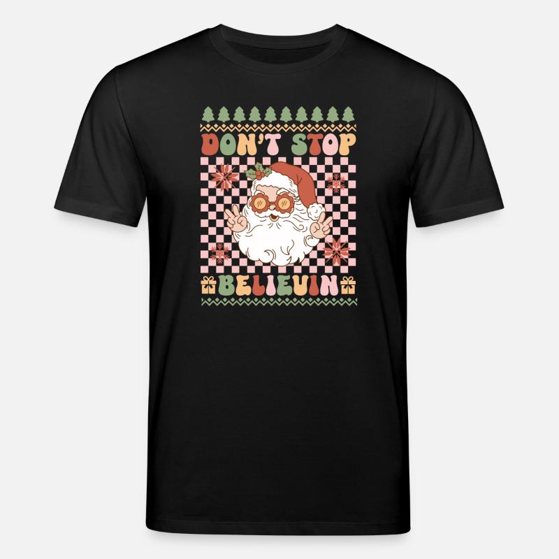 Hässlicher Weihnachtspullover - Stanley/Stella Unisex Bio-T-Shirt CREATOR  - Schwarz