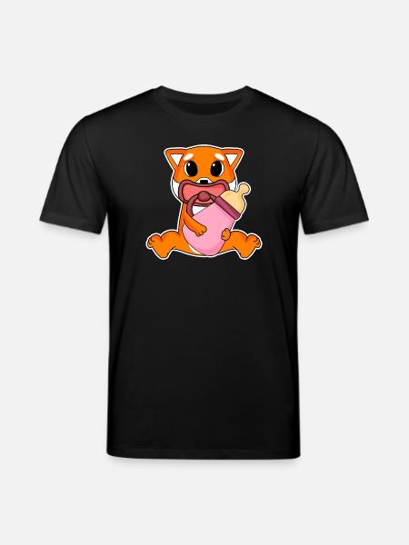 Motif Shiba Inu bébé - T-shirt bio CREATOR Stanley/Stella Unisexe - noir