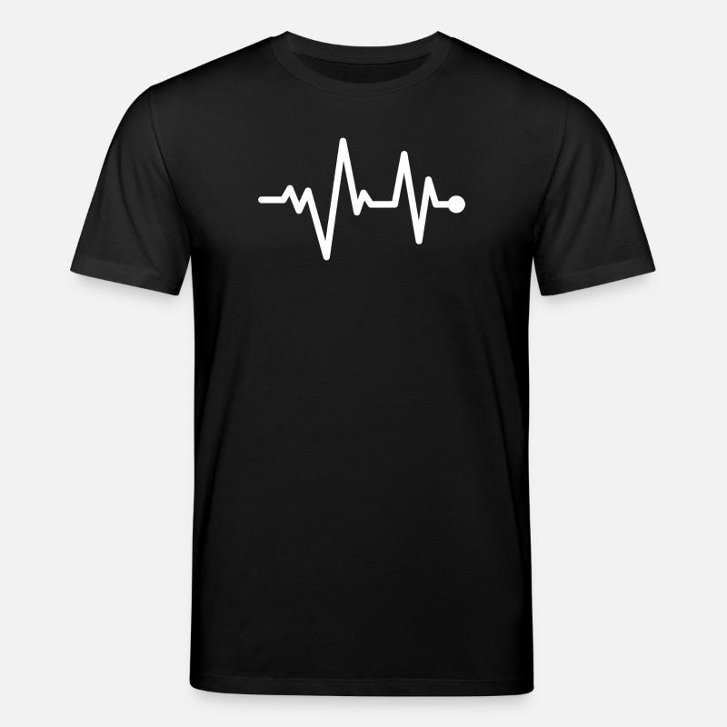 Herzschlag Pulseline Design - Stanley/Stella Unisex Bio-T-Shirt CREATOR  - Schwarz