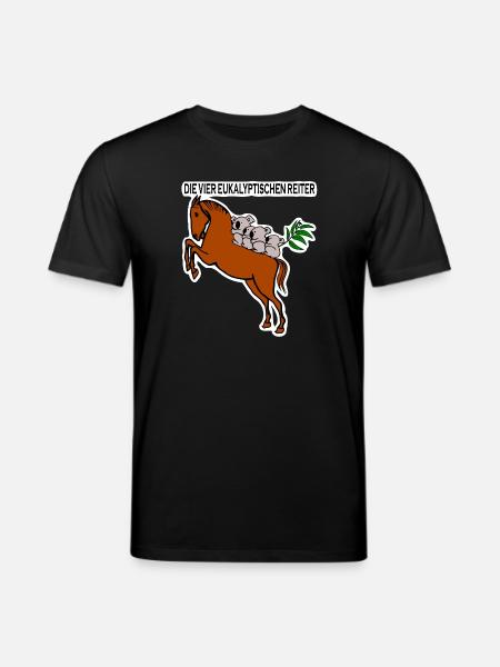 Eukalyptische Reiter - Stanley/Stella Unisex Bio-T-Shirt CREATOR  - Schwarz