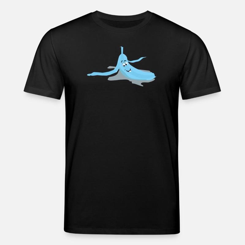 Augerutschte Banane - Stanley/Stella Unisex Bio-T-Shirt CREATOR  - Schwarz