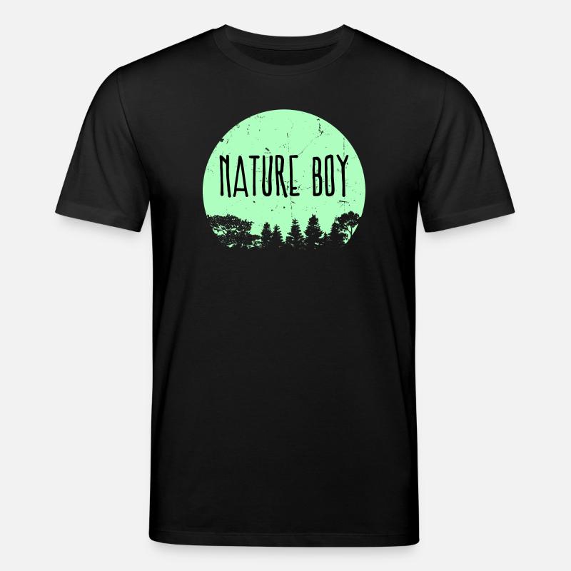 Campingplatz Natur Statement Wanderer Camping - Stanley/Stella Unisex Bio-T-Shirt CREATOR  - Schwarz