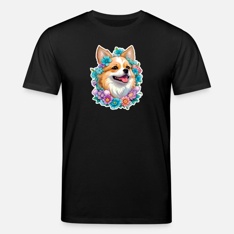 Zwergspitz de Poméranie - T-shirt bio CREATOR Stanley/Stella Unisexe - noir