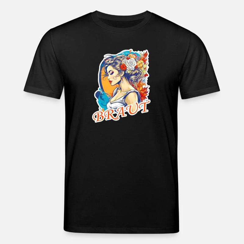 Braut - Stanley/Stella Unisex Bio-T-Shirt CREATOR  - Schwarz