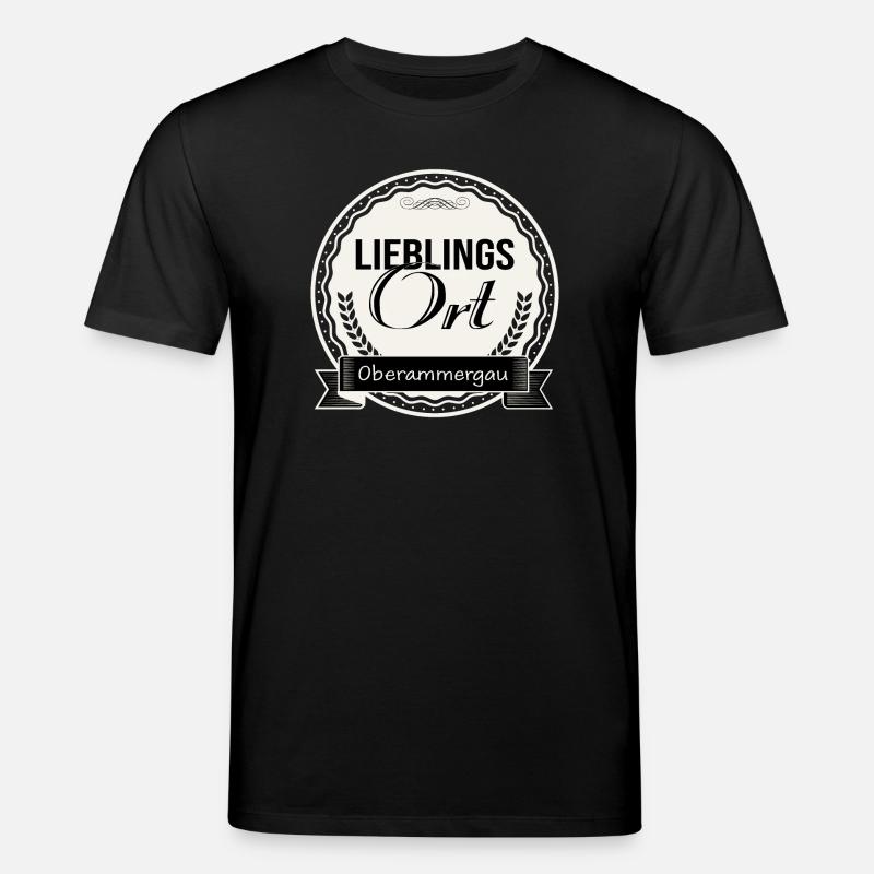 Lieblingsort Oberammergau - Stanley/Stella Unisex Bio-T-Shirt CREATOR  - Schwarz