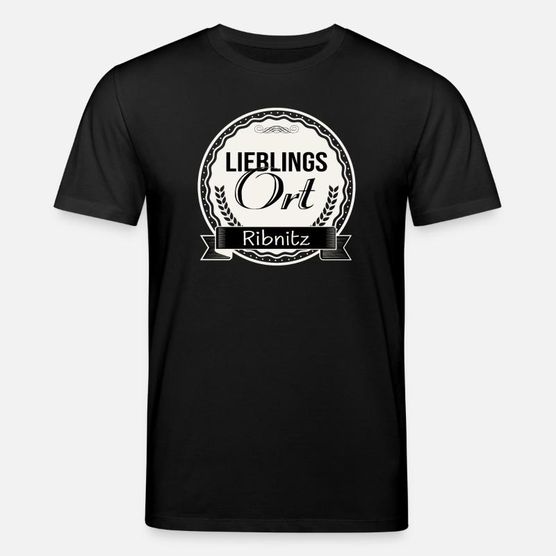 Lieblingsort Ribnitz - Stanley/Stella Unisex Bio-T-Shirt CREATOR  - Schwarz