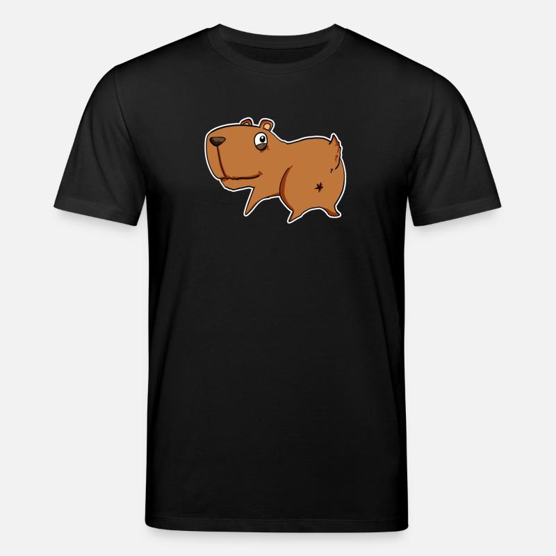 Capybara Wasserschwein - T-shirt bio CREATOR Stanley/Stella Unisexe - noir