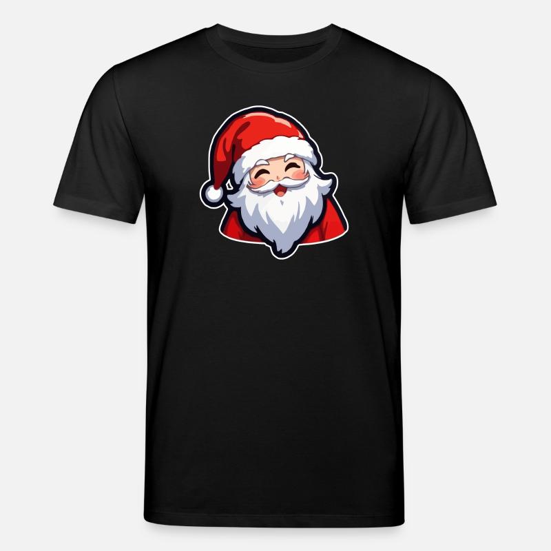 Weihnachtsmann - Stanley/Stella Unisex Bio-T-Shirt CREATOR  - Schwarz