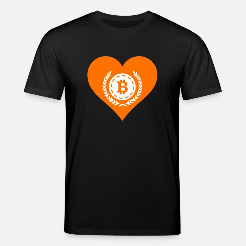 Bitcoin Crypto Cryptocurrency Splash - Stanley/Stella Unisex Bio-T-Shirt CREATOR  - Schwarz