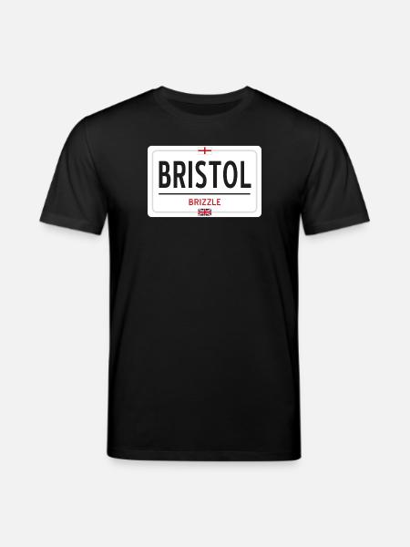 Bristol town sign - Stanley/Stella CREATOR Unisex Organic T-Shirt - black