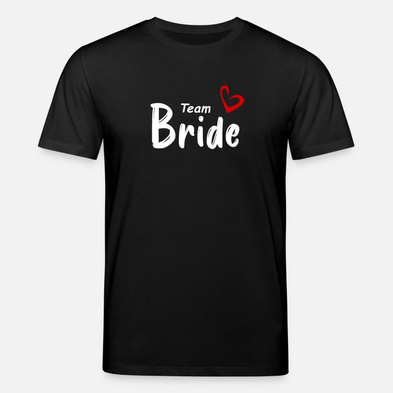 Team Bride - Stanley/Stella Unisex Bio-T-Shirt CREATOR  - Schwarz