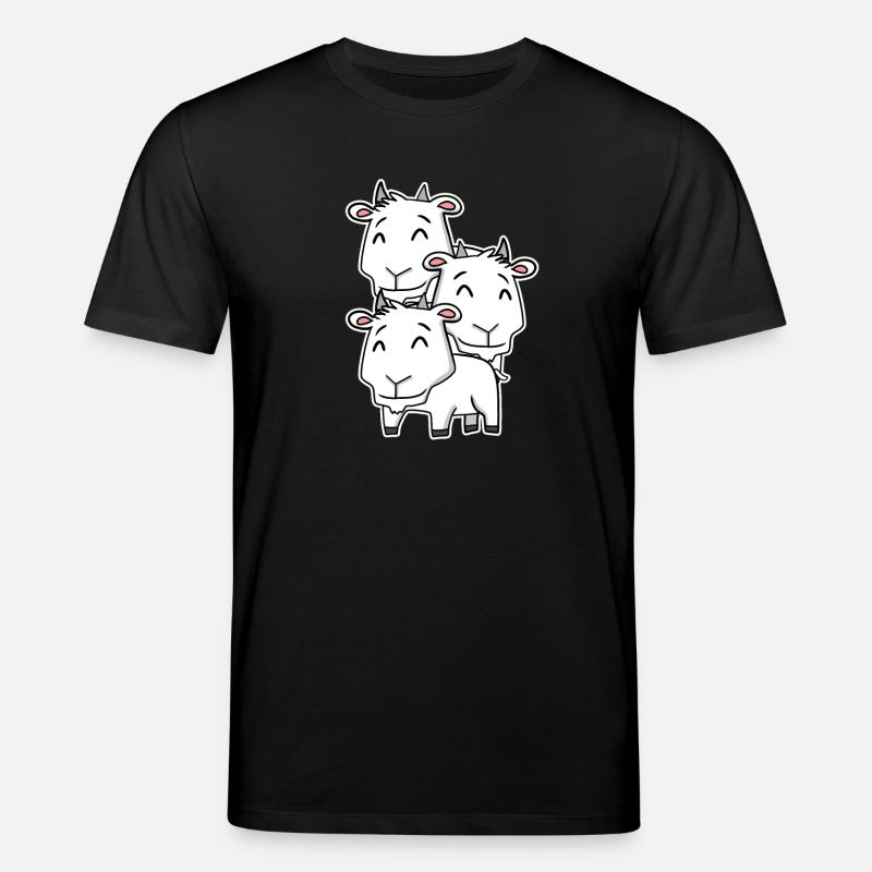 Ziege Motiv - Stanley/Stella Unisex Bio-T-Shirt CREATOR  - Schwarz