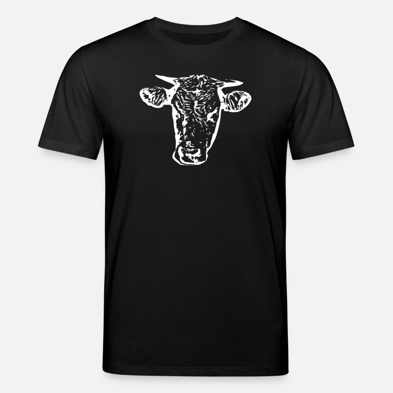 Kuh - Stanley/Stella Unisex Bio-T-Shirt CREATOR  - Schwarz