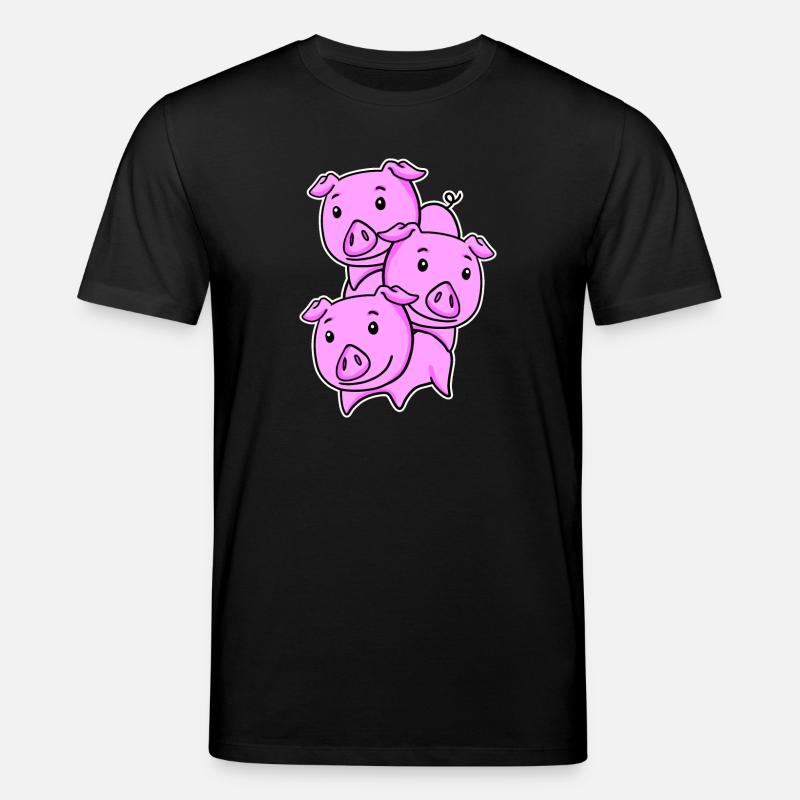 Cochons Cochon Cochon - T-shirt bio CREATOR Stanley/Stella Unisexe - noir