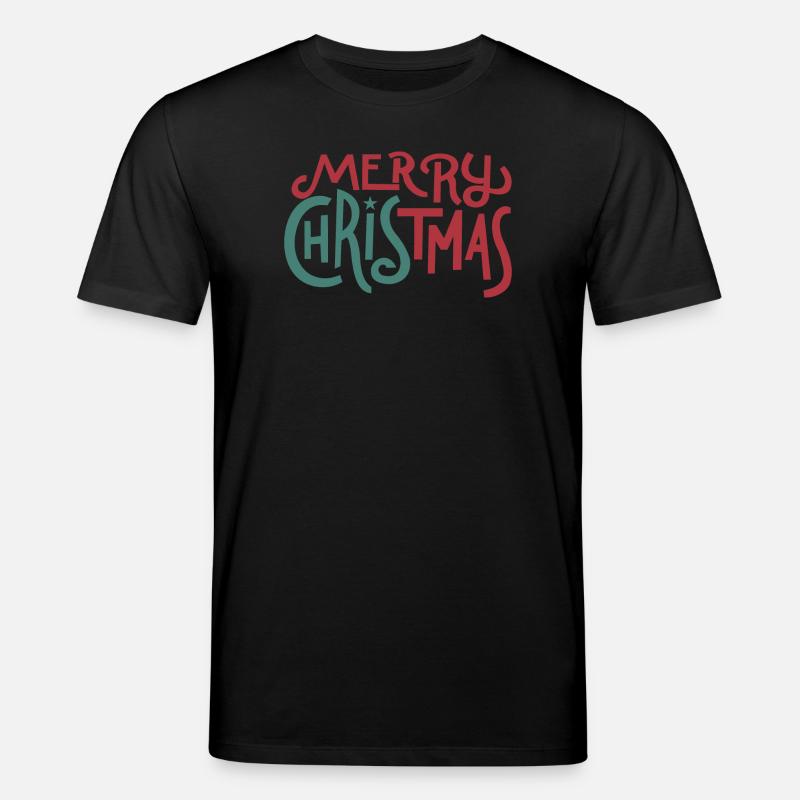 Frohe Weihnachten - Stanley/Stella Unisex Bio-T-Shirt CREATOR  - Schwarz
