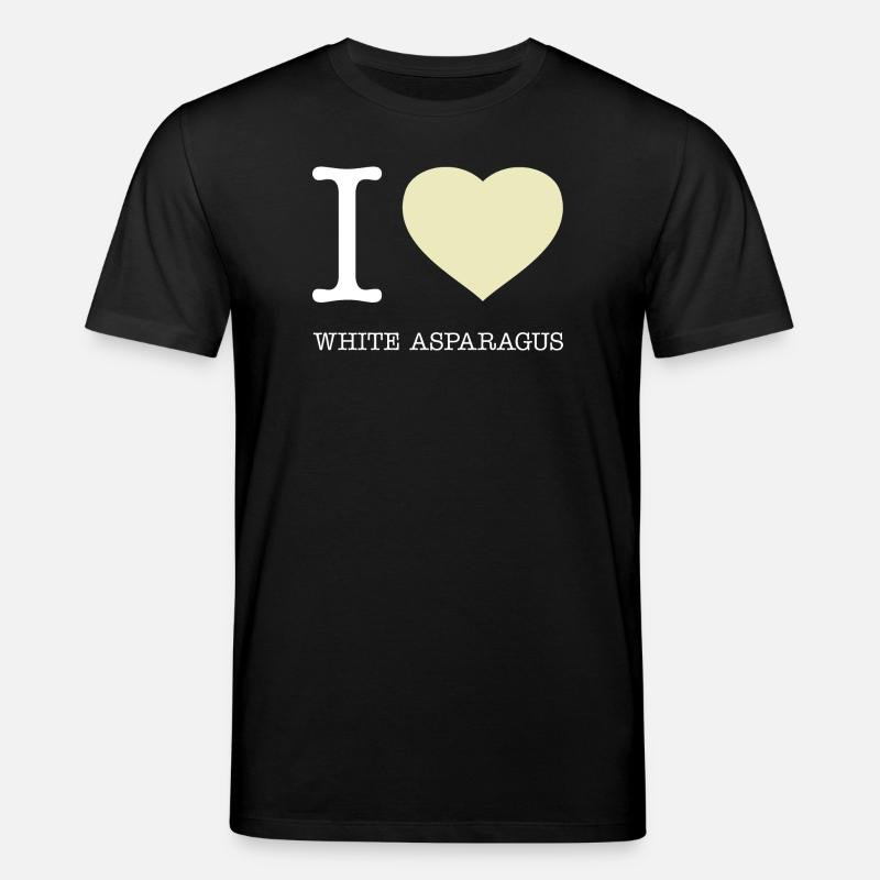 J’AIME LES ASPERGES BLANCHES Spargel - T-shirt bio CREATOR Stanley/Stella Unisexe - noir