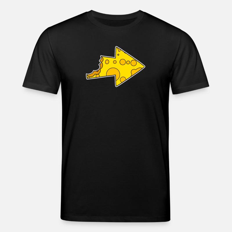 Arrow Cheese - Stanley/Stella CREATOR Unisex Organic T-Shirt - black