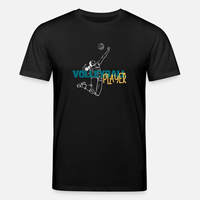 Volley Dive: Dynamisches Spielerduo - Stanley/Stella Unisex Bio-T-Shirt CREATOR  - Schwarz