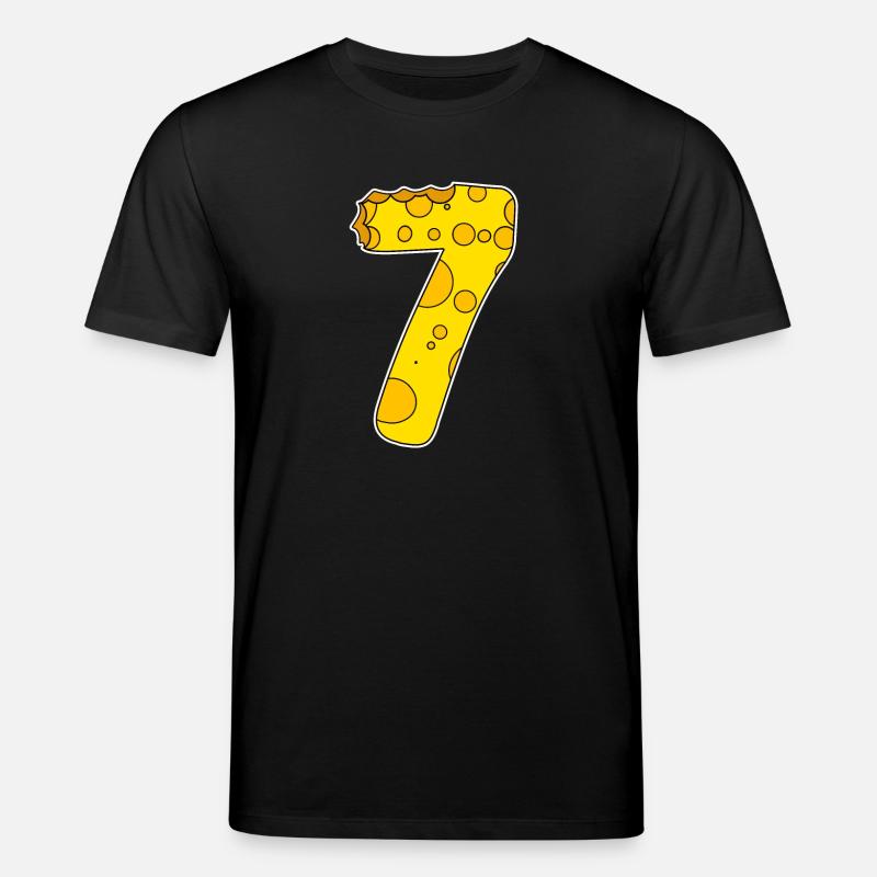 Zahl 7 - Stanley/Stella Unisex Bio-T-Shirt CREATOR  - Schwarz
