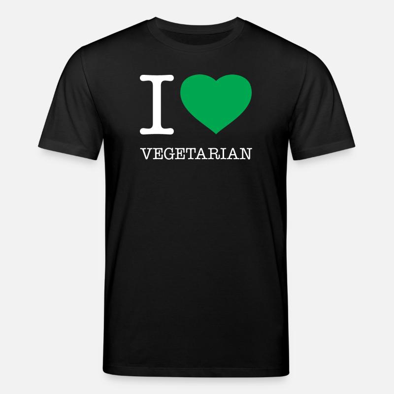 J’ADORE LE VÉGÉTARISME - T-shirt bio CREATOR Stanley/Stella Unisexe - noir