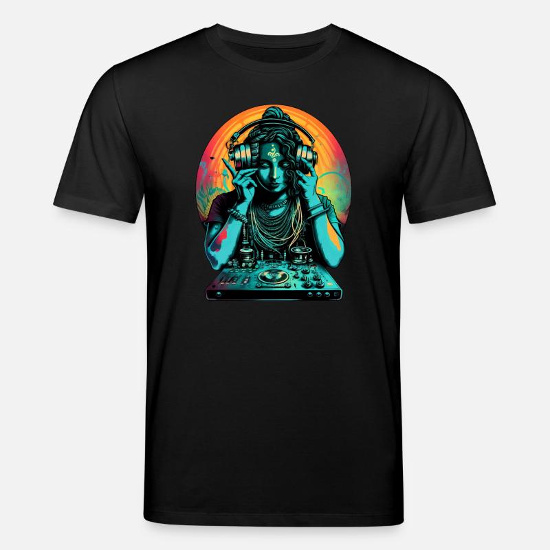 Déesse DJ - T-shirt bio CREATOR Stanley/Stella Unisexe - noir