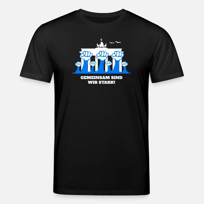 Gemeinsam sind wir Stark - Stanley/Stella Unisex Bio-T-Shirt CREATOR  - Schwarz