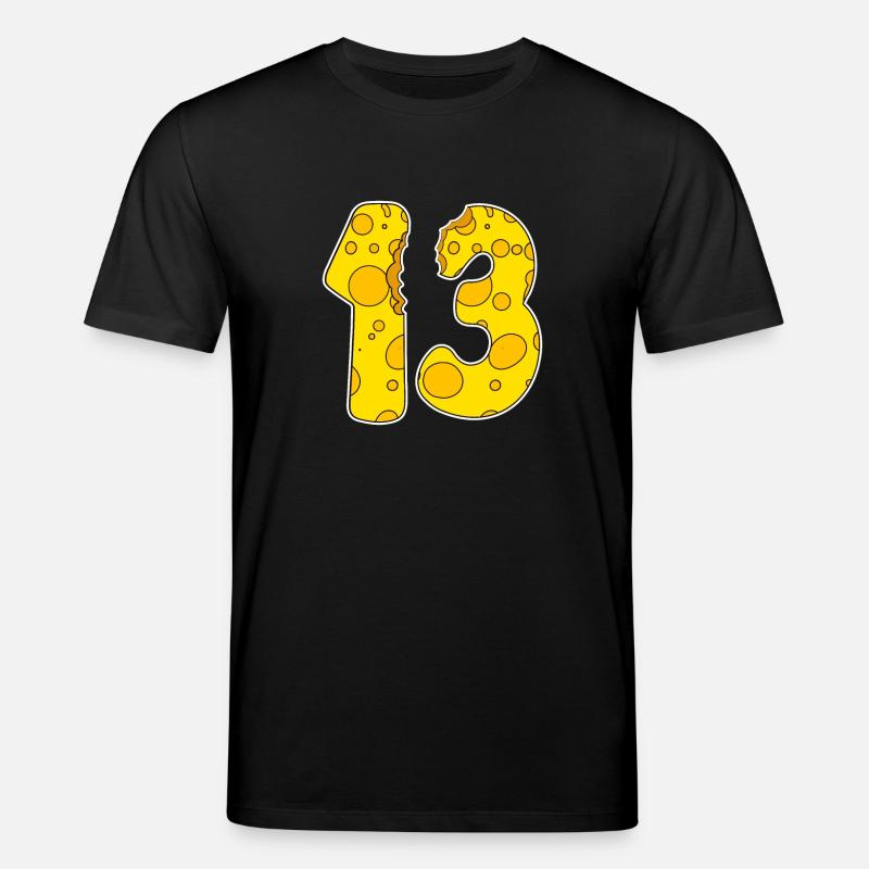 13 Year Old Funny Cheese - Stanley/Stella CREATOR Unisex Organic T-Shirt - black