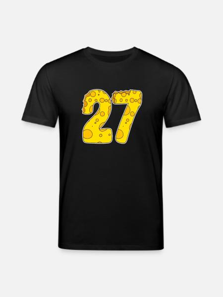 27 ans Lustig Käse - T-shirt bio CREATOR Stanley/Stella Unisexe - noir