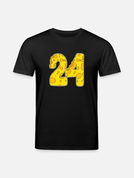24 ans Lustig Käse - T-shirt bio CREATOR Stanley/Stella Unisexe - noir